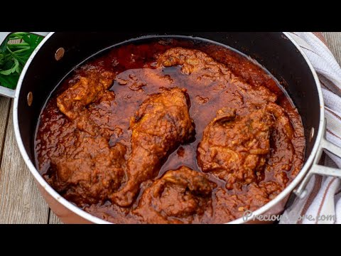 Видео: АФРИКАНСКОЕ КУРИНОЕ РАГУ // Лучшее куриное рагу с помидорами // Камерунское куриное рагу