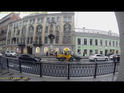 Видео: Веб-камера онлайн Загородный проспект, Санкт-Петербург. Zagorodny avenue, St. Petersburg.