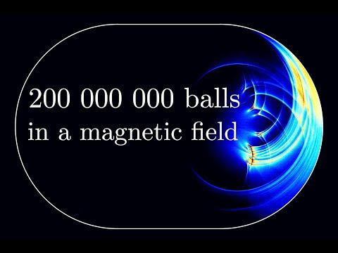 Видео: Магнитный бильярд Бунимовича с 200 миллионами шаров