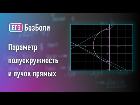 Видео: Большое уравнение с модулем. Полуокружность, луч и пучок прямых | mathus.ru | Параметр 81 #егэ2024