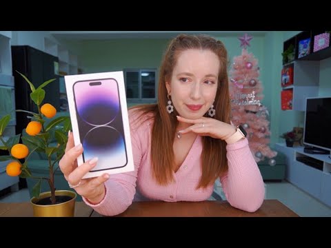 Видео: Распаковка iPhone 14 Pro Max Deep Purple и аксессуаров. Первое впечатление