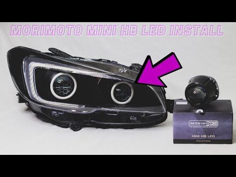 Видео: Как установить светодиодные проекторы дальнего света Morimoto MINI HB!