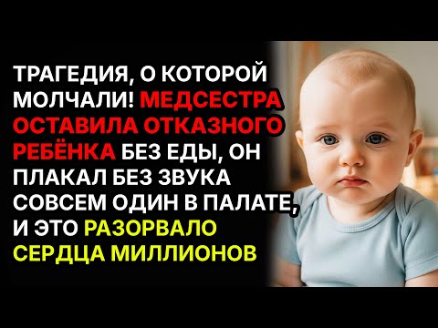 Видео: Медсестра ЗАБЫЛА покормить ОТКАЗНОГО малыша в палате отказников и он беззвучно плакал совсем один...