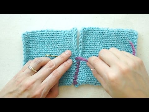 Видео: Матрасный шов: шитье для вязальщиц