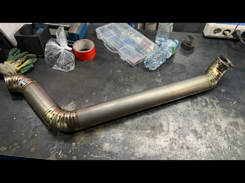 Видео: Титановый выхлоп на w201. Настройка m111 на стенде.