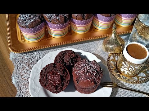 Видео: Разкошни шоколадови мъфини с вкус на суфле..🍫