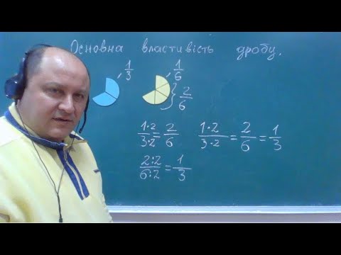 Видео: Основна властивість дробу. Скорочення дробів.