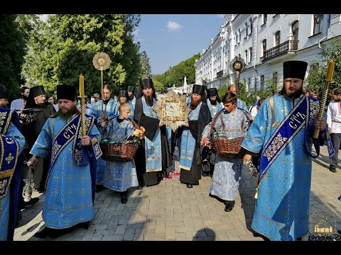 Видео: Встреча Почаевской иконы Божией Матери