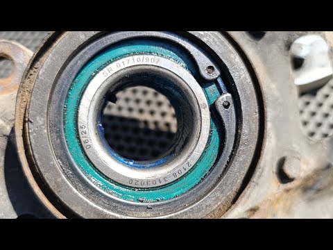 Видео: Замена переднего ступичного подшипника ваз, передний привод, без пресса. 