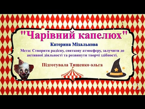 Видео: "Чарівний капелюх"  Казка для дошкільнят
