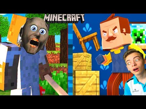 Видео: ПРИВЕТ СОСЕД ПРОТИВ БАБУЛИ GRANNY В ИГРЕ МАЙНКРАФТ НОВЫЕ ПРИКЛЮЧЕНИЕ hello neighbor GAMES FACTORY