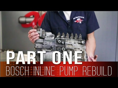 Видео: Часть 1 — #Bosch #Diesel #Pump #Rebuild — Area Diesel для #bcbloc02 Hyster Forklift 8.3L Cummins ...