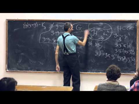 Видео: Теория групп. Лекция 4 (Алексей Савватеев)