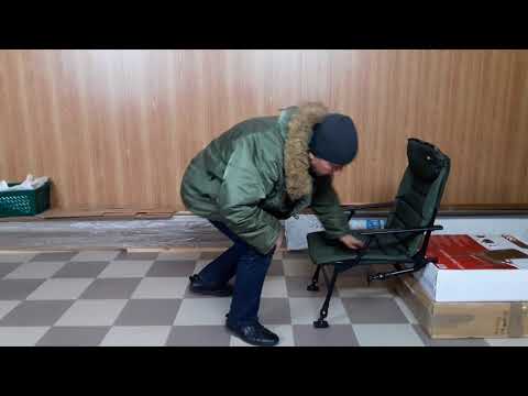 Видео: Карповое кресло JRC defender Обзор часть 2