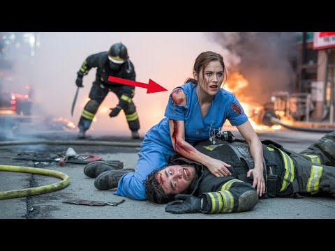 Видео: Медсестру 8 раз ранили, когда она спасала пожарного — утром 200 морпехов выстроились у её дома