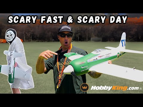 Видео: ПОЛЁТ НА ХЭЛЛОУИН! Durafly Rare Bear 4S — жутко быстрый радиоуправляемый самолёт от HobbyKing