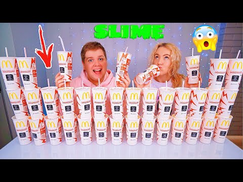 Видео: Не Выбирай МАКДОНАЛЬДС СЛАЙМ ЧЕЛЛЕНДЖ 🥤 ЛИЗУН из Случайных Ингредиентов Slime Challenge