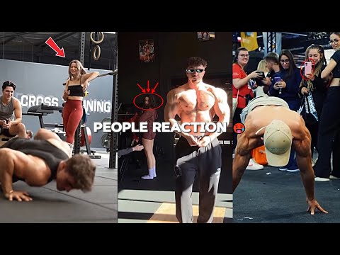 Видео: Реакция людей на калистенику 🥵💀 #калистеника #редактирование