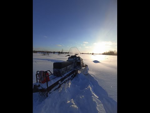 Видео: ОБЗОР самодельного снегохода