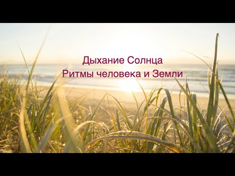 Видео: Презентация курса "Дыхание Солнца. Ритмы человека и Земли"