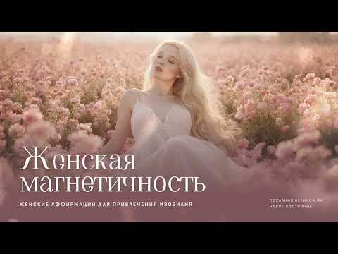 Видео: ЖЕНСКАЯ СИЛА, ЧТО ПРИТЯГИВАЕТ ЖЕЛАЕМОЕ. Аффирмации для женщин на изобилие