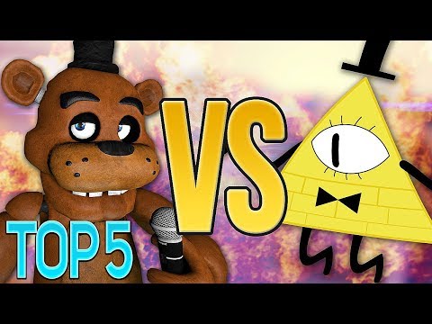 Видео: БИЛЛ ШИФР - ТОП 5 РЭП БИТВ (Билл Шифр VS 5 Ночей С Фредди) | Bill Cipher Compilation
