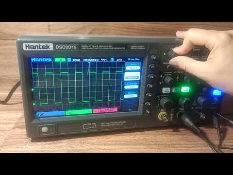 Видео: Осциллограф Hantek dso2d15