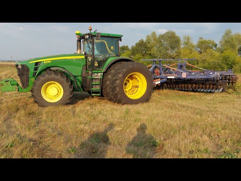 Видео: Целина. Будни тракториста.  John deere 8430. деревенская жизнь.  татар кое. курай.