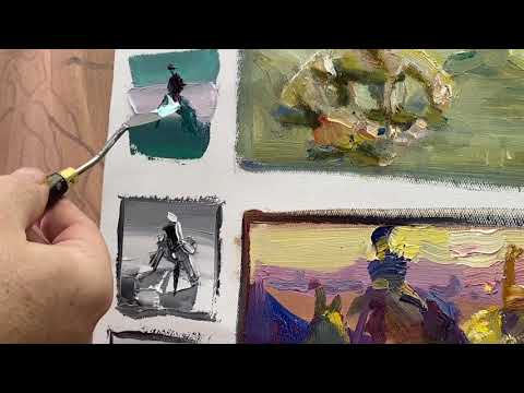 Видео: Форэскиз в цвете и тоне.