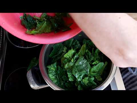 Видео: Шпинат​ - Обработка, приготовление, хранение.