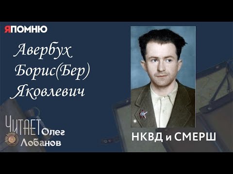 Видео: Авербух Борис (Бер) Яковлевич. Проект "Я помню" Артема Драбкина. НКВД и СМЕРШ.