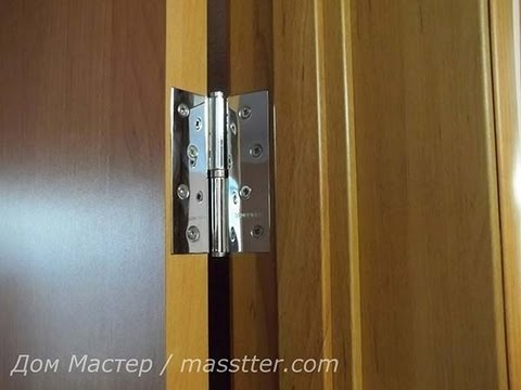 Видео: Врезка дверных петель на межкомнатную дверь. Insert door hinges on the door