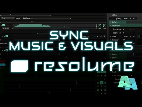 Видео: Синхронизация музыки и видео в Resolume — руководство