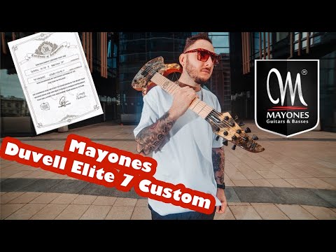 Видео: Обзор гитары Mayones Duvell Elite 7 Custom