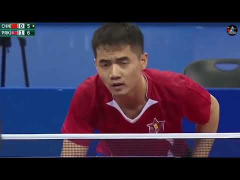 Видео: Секрет настольного тенниса Северной Кореи: игрок без рейтинга, который шокировал первую ракетку м...