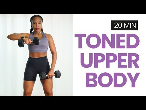 Видео: 20-минутная тренировка рук дома — моделируйте и придайте тонус верхней части тела