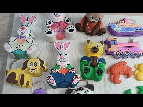 Видео: Подготовка гипсовых фигурок для детского творчества