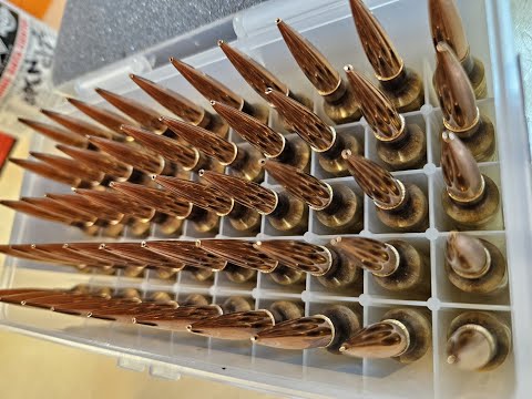 Видео: Перезарядка 7мм PRC видео №4 Berger 195gr, разборки между N570, H1000 и Retumbo