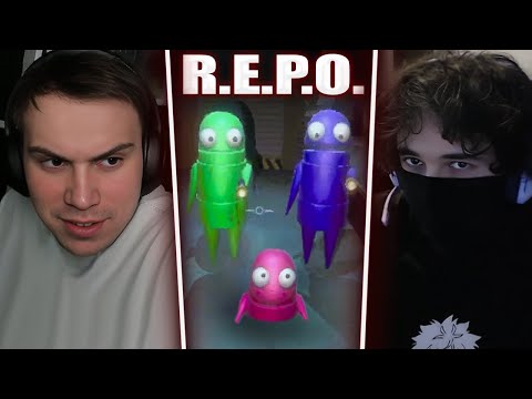Видео: ГЛЕБ ИГРАЕТ в R.E.P.O. (Ростик, Лиза, Танкзор) | Sasavot