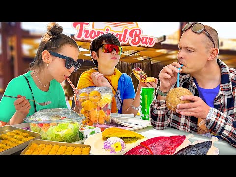 Видео: 15 ресторанов за 24 часа на отдыхе