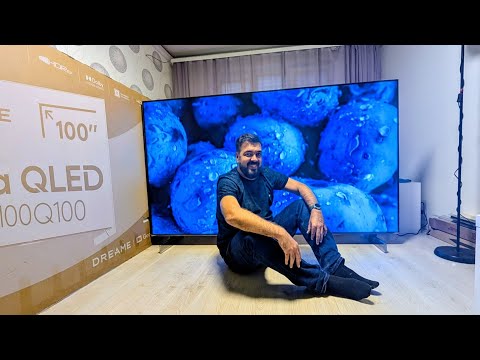 Видео: Обзор 100 дюймового ТВ DREAME MEGA QLED 4K TV 100Q100 / Арстайл /