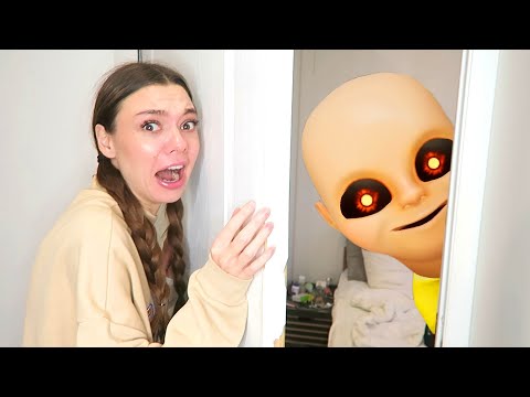 Видео: У МЕНЯ ДОМА МОНСТР РЕБЁНОК! РЕБЁНОК в ЖЕЛТОМ, 2 НОЧЬ BABY IN YELLOW