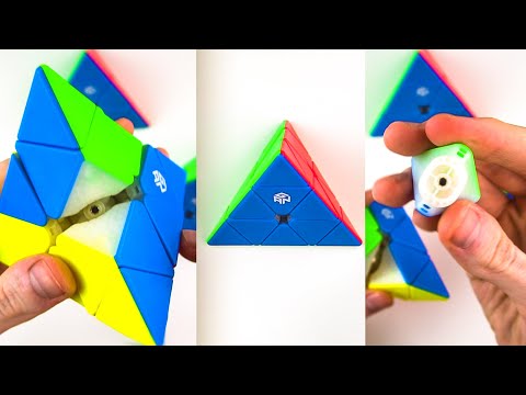 Видео: Gan Pyraminx M. Какую версию выбрать? Новый флагман? Обзор от Кубмаркет.