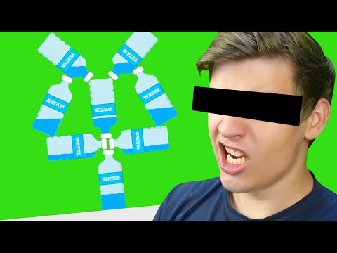Видео: БУТЫЛКА ВОДЫ ЧЕЛЛЕНДЖ С ЗАКРЫТЫМИ ГЛАЗАМИ! (Happy Wheels)
