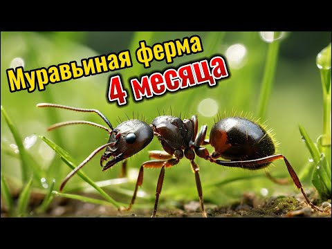 Видео: МУРАВЬИНАЯ ФЕРМА. Messor structor (Муравьи-жнецы). 4 Месяца колонии