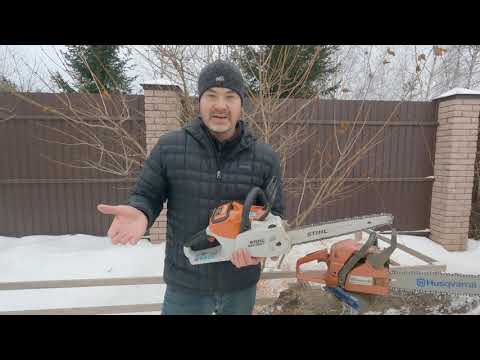 Видео: Аккумуляторная пила Stihl MSA 200C против бензопилы - что круче?!