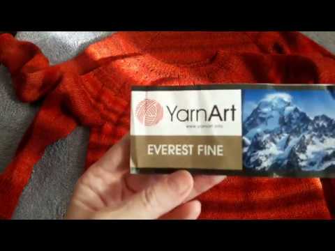 Видео: Отзыв о пряже YarnArt EVEREST FINE. Как носятся вещи из этой пряжи.