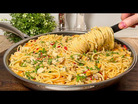 Видео: Самая вкусная паста за 10 минут! Простой и вкусный рецепт пасты со сливочным соусом!