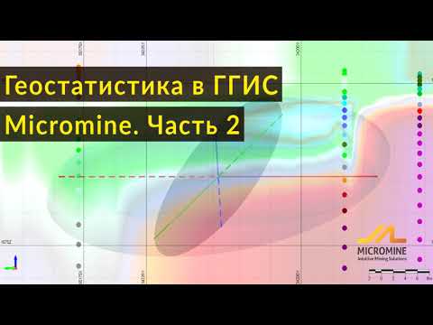 Видео: Геостатистика в ГГИС Micromine. Часть 2