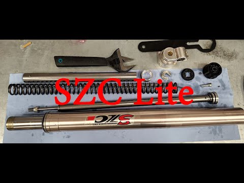 Видео: Сервис передней вилки SZC Lite (версия только с регулировкой отбоя)